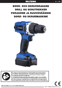 Brugsanvisning Biltema 17-335 Bore-skruemaskine