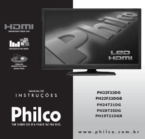 Manual Philco PH19T21DGR Televisor LED