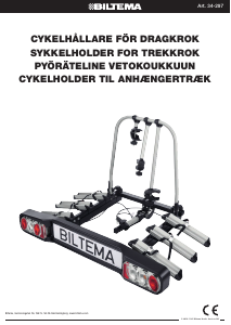 Brugsanvisning Biltema 34-297 Cykelholder