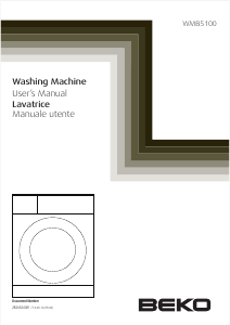 Manuale BEKO WMB 5100 Lavatrice