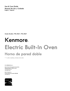 Manual Kenmore 790.49422 Oven