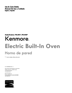 Manual Kenmore 790.49513 Oven