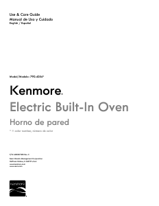 Manual Kenmore 790.40542 Oven