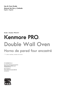 Manual Kenmore 790.41143 Oven