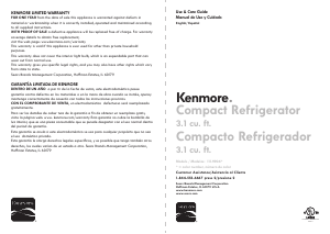 Manual Kenmore 111.99042 Refrigerator