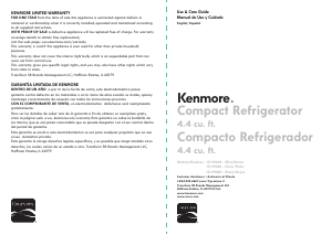 Manual de uso Kenmore 111.99083 Refrigerador