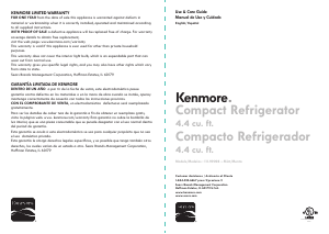 Manual Kenmore 111.99098 Refrigerator