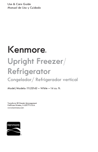Manual de uso Kenmore 111.22142 Refrigerador
