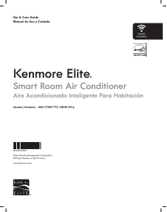 Manual de uso Kenmore 580.77087 Aire acondicionado