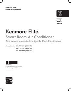Manual de uso Kenmore 580.77157 Aire acondicionado