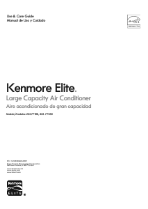 Handleiding Kenmore 253.77180 Airconditioner