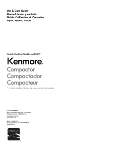 Manual de uso Kenmore 665.14729 Compactador de basura