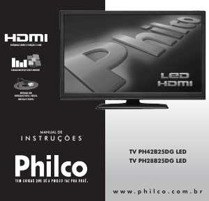 Manual Philco PH42B25DG Televisor LED