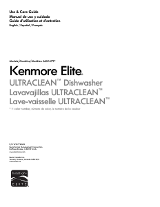 Manual de uso Kenmore 665.14799 Lavavajillas