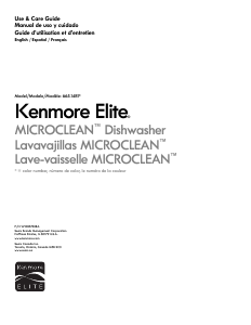 Manual Kenmore 665.14819 Dishwasher