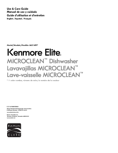 Manual Kenmore 665.14812 Dishwasher