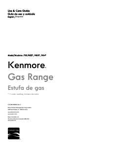 Manual Kenmore 790.74149 Range