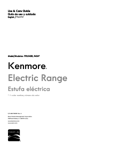 Manual Kenmore 790.94249 Range