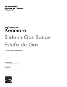Handleiding Kenmore 790.32603 Fornuis