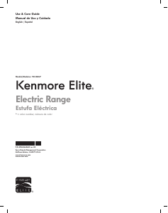 Manual Kenmore 721.96043 Range