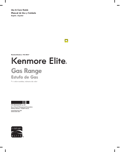 Manual de uso Kenmore 721.76033 Cocina