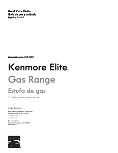Bruksanvisning Kenmore 790.75233 Spis