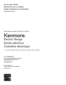 Mode d’emploi Kenmore 664.95123 Cuisinière