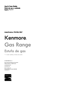 Handleiding Kenmore 790.74334 Fornuis