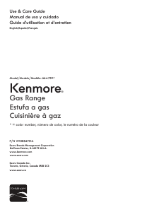 Mode d’emploi Kenmore 664.75113 Cuisinière