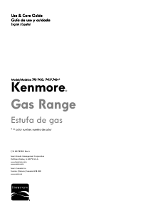 Bruksanvisning Kenmore 790.74032 Spis