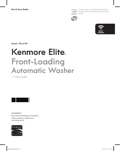 Handleiding Kenmore 796.41783 Wasmachine