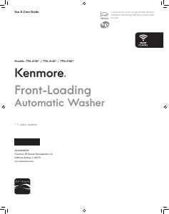 Manual Kenmore 796.41362 Washing Machine