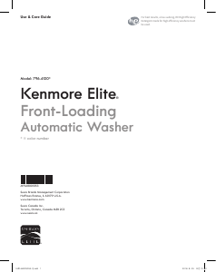 Manual Kenmore 796.41002 Washer-Dryer