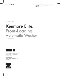 Manual Kenmore 796.41003 Washer-Dryer
