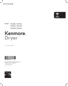 Manual Kenmore 796.81563 Dryer