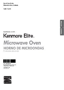 Manual Kenmore 721.87583 Microwave