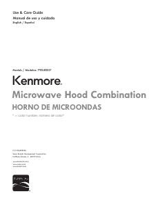 Manual Kenmore 790.80332 Microwave