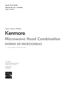 Manual Kenmore 790.83357 Microwave