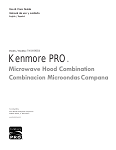 Manual Kenmore 790.89393 Microwave