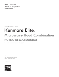 Manual Kenmore 790.80379 Microwave