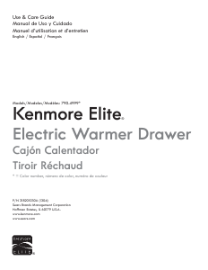Manual Kenmore 790.49990 Warming Drawer