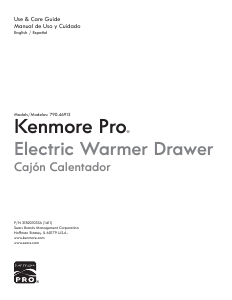 Manual Kenmore 790.46913 Warming Drawer