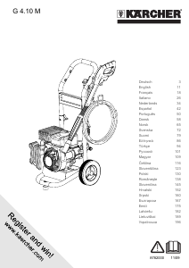 Käyttöohje Kärcher G 4.10 M Painepesuri