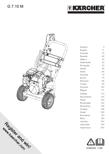 Manual Kärcher G 7.10 M Máquina de limpeza a alta pressão