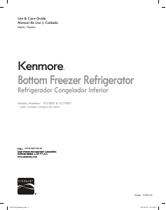 Manual Kenmore 111.73305 Fridge-Freezer