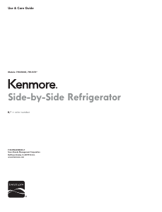 Manual Kenmore 795.51733 Fridge-Freezer