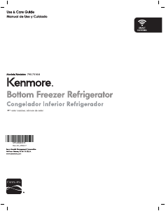 Manual de uso Kenmore 795.73109 Frigorífico combinado