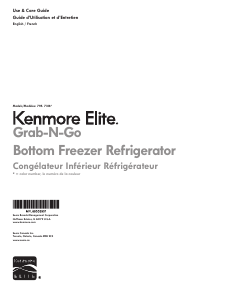 Manual Kenmore 795.73167 Fridge-Freezer