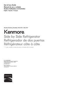 Mode d’emploi Kenmore 106.41179 Réfrigérateur combiné