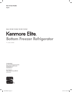 Handleiding Kenmore 795.79042 Koel-vries combinatie